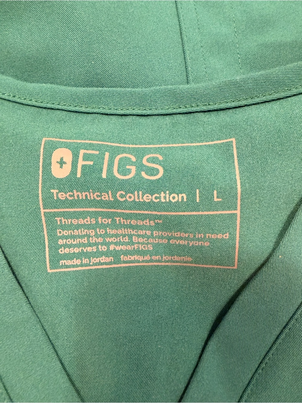 FIGS Hunter Green Scrub Set - Women’s Large Catarina & Large RW Uman - Picture 5 of 9